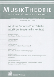 Musique impure - Französische Musik der Moderne im Kontext