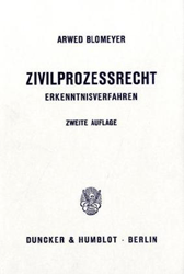 Zivilprozeßrecht. Erkenntnisverfahren