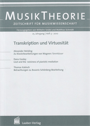 Transkription und Virtuosität