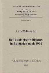 Der ökologische Diskurs in Bulgarien nach 1990