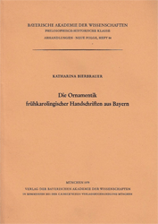 Die Ornamentik frühkarolingischer Handschriften aus Bayern