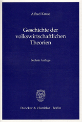 Geschichte der volkswirtschaftlichen Theorien