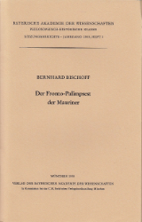 Der Fronto-Palimpsest der Mauriner