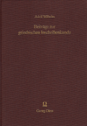 Beiträge zur griechischen Inschriftenkunde