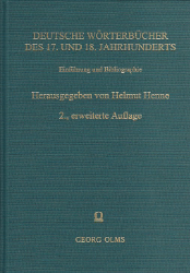 Deutsche Wörterbücher des 17. und 18. Jahrhunderts