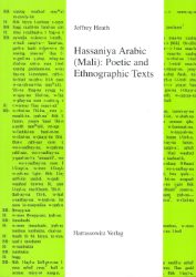 Hassaniya Arabic (Mali): Poetic and Ethnographic Texts