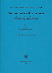 Pommersches Wörterbuch Band I/13. Lieferung: Klünnerbåhn bis kuwwe